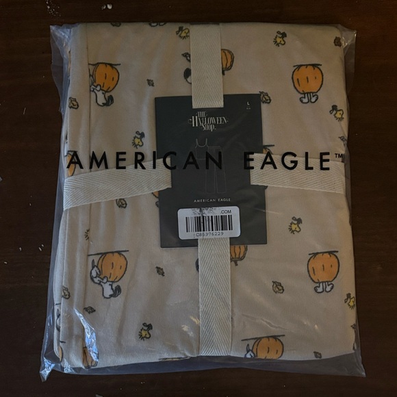 American Eagle Outfitters Snoopy Pumpkin Pajama Set - Picture 3 of 5